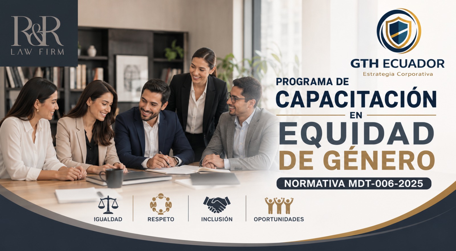 R&R LAW FIRM – PROGRAMA EDUCATIVO DE DERECHOS LABORALES IGUALDAD DE GÉNERO Y ERRADICACIÓN DE VIOLENCIA Y DISCRIMINACIÓN