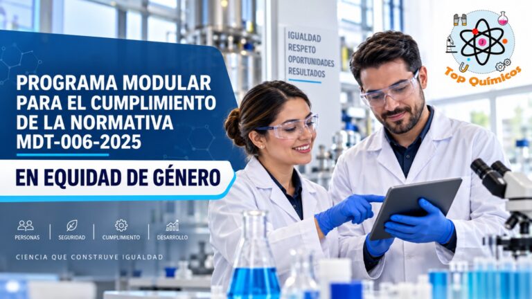 TOP QUÍMOCOS – PROGRAMA EDUCATIVO DE EQUIDAD DE GÉNERO; NORMATIVA MDT-006-2025