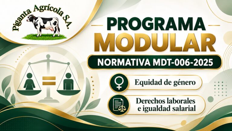 PIGANTA- PROGRAMA MODULAR EQUIDAD DE GENERO